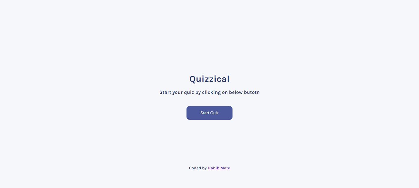 quizzical; my react project